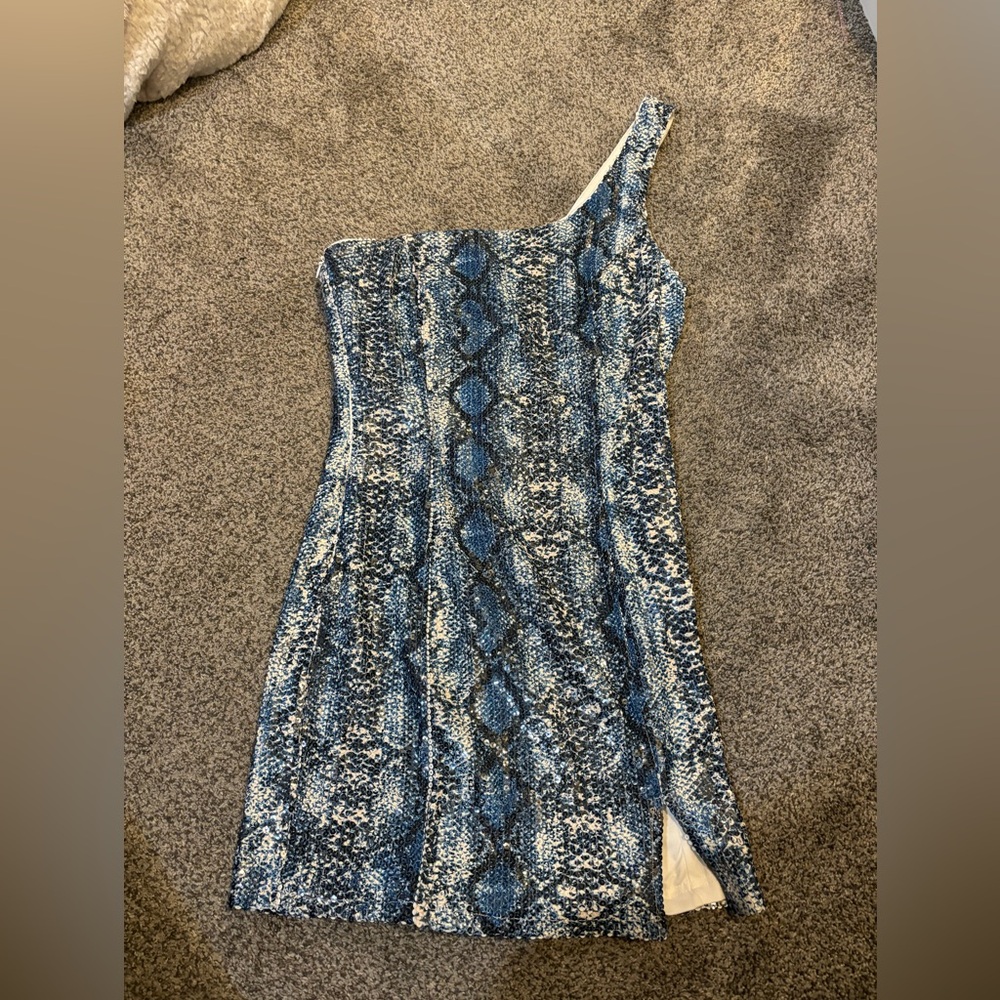 Revolve Superdown One Shoulder Mini Dress - image 1